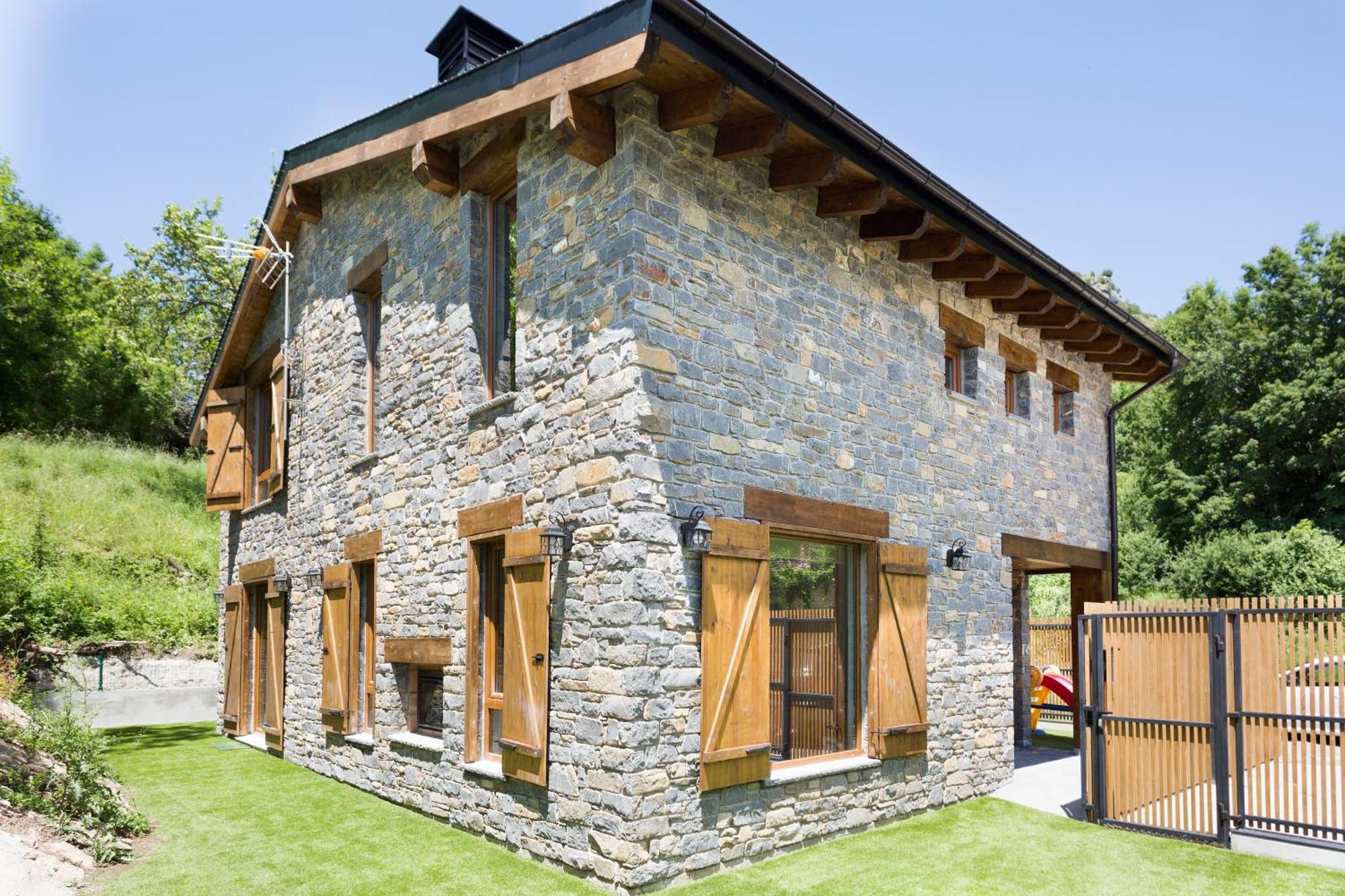 Casa Forelsa Lujo En La Montana Hoz de Jaca Ngoại thất bức ảnh